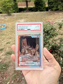 PSA 10 - Portgas.D.Ace - Leader Alternate Art OP13-002 EN One Piece CCG - Image 3