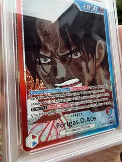 PSA 10 - Portgas.D.Ace - Leader Alternate Art OP13-002 EN One Piece CCG - Image 5