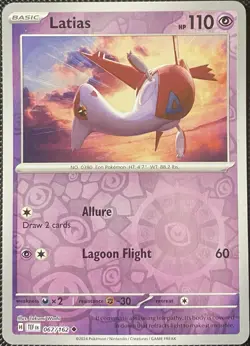 Latias 067/162 SV05: Temporal Forces Reverse Holo - Pokemon Card - Image 1