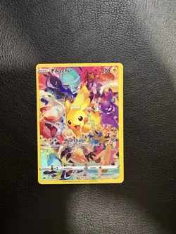 Pikachu Full Art Holo Secret Rare 160/159 Crown Zenith Pokemon TCG Card (5) - Image 1