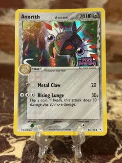 Anorith 58/110 EX Holon Phantoms Stamped Reverse Holo Pokemon Card - Image 1