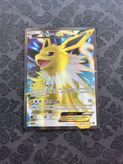 Pokemon Jolteon EX Full Art Holo Card 28a/83 Ultra Rare - Image 1