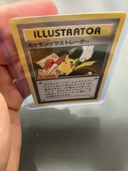 1996 Pokemon Pikachu Illustrator Holo Card Promo Japanese - Image 3