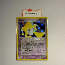 Pokemon Card - Jirachi 8/101 Holo Rare LP - EX Hidden Legends 2004 Vintage TCG - Image 1