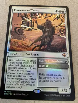 Emeritus of Truce - Foil - Secrets of Strixhaven - Mtg - Image 1