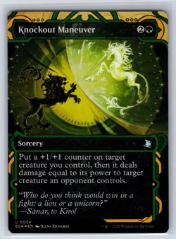 Knockout Maneuver 54 Secrets of Strixhaven: Mystical Archive MTG Foil NM - Image 1