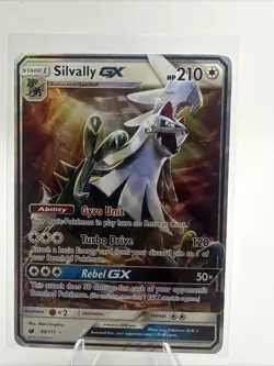 Pokemon TCG Silvally GX 90/111 Crimson Invasion Ultra Rare Foil - Image 1