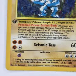 Machamp 8/102 Base Set 1st Edition 1999 WOTC Holo MP Pokemon TCG - Image 4