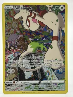 Pokemon Smeargle Silver Tempest Ultra Rare Tg10/Tg30 - Image 1