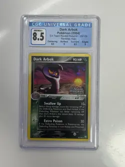 Pokemon Dark Arbok 29/109 Team Rocket Returns Reverse Holo Stamp CGC 8.5 - Image 1