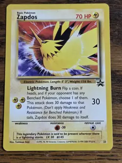 Pokemon Wotc Black Star Promos 3 LEGENDARY BIRDS **not played** - Image 3