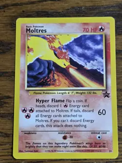 Pokemon Wotc Black Star Promos 3 LEGENDARY BIRDS **not played** - Image 5