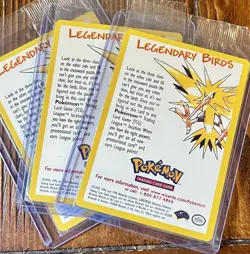 Sealed - All Three Legendary Birds Promo Pokemon TCG Moltres, Articuno, Zapdos - Image 1