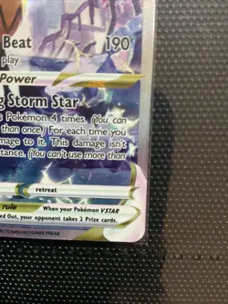 Pokemon TCG Zeraora VSTAR GG43/GG70 Crown Zenith: Galarian Gallery Holo 2023 NM - Image 4