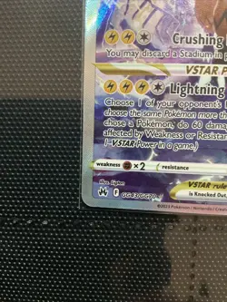 Pokemon TCG Zeraora VSTAR GG43/GG70 Crown Zenith: Galarian Gallery Holo 2023 NM - Image 5