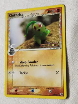 Played (MP) Chikorita - Reverse Holo #44 Dragon Frontiers Pokemon TCG - Image 3