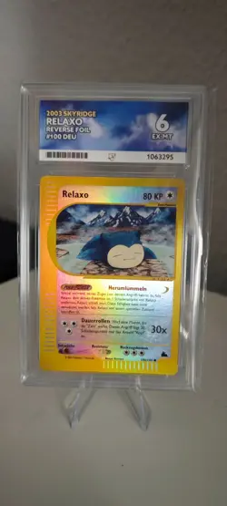Relaxo / Snorlax - 100/144 Skyridge - Reverse Holo DE Nearmint Pokemon - Image 1