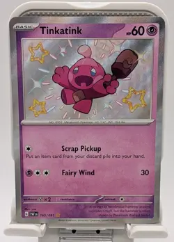 🔥Pokemon Tinkatink 165/091 Sv: Paldean Fates Holo (NM) - Image 1