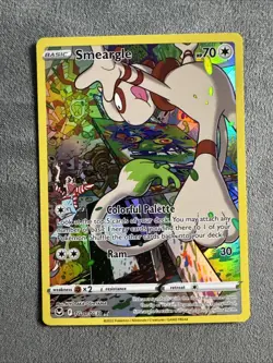 2022 Pokemon SWSH Silver Tempest Smeargle Trainer Gallery Holo #TG10/TG30 - Image 1
