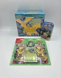 Pokemon TCG Ascended Heroes ETB Elite Trainer Box Mini Tin Blister Pack Sealed - Image 1