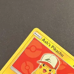 Pokemon Ash’s Pikachu SM109 Black Star Promo I Choose You Holo Near Mint - Image 3