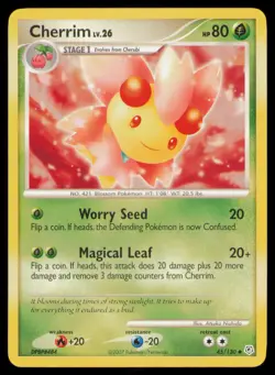 Cherrim 45/130 Uncommon Diamond & Pearl Pokemon Near Mint - Image 1