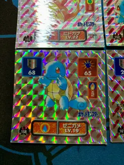 Pokemon Amada Japanese Pikachu Charmander etc Holo Sticker Set Japanese #2300 - Image 4