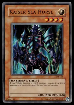KAISER SEA HORSE SKE-015 ULTRA RARE STARTER DECK: KAIBA EVOLUTION YU-GI-OH - Image 1