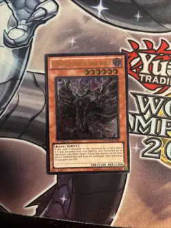 Yugioh! Latinum, Exarch of Dark World PHSW-EN085 Ultimate Rare 1st Ed VLP (WNU) - Image 1