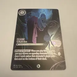 Disney Lorcana - Hades Looking For A Deal - Iconic 242/204 - Gem Mint 10 - Image 2
