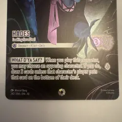 Disney Lorcana - Hades Looking For A Deal - Iconic 242/204 - Gem Mint 10 - Image 4