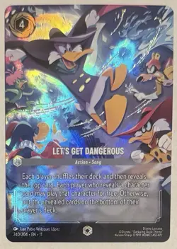 Let's Get Dangerous (Enchanted) 240/204 Winterspell Holo Disney Lorcana - Image 1