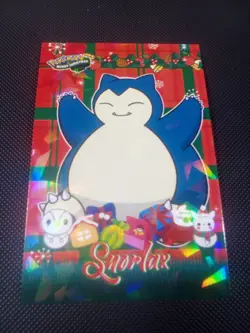 Pokemon 2024 Card Database Christmas Snorlax #3 Cracked Ice Holo Peru US Seller - Image 1