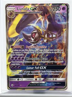 Lunala GX 66/149 - Ultra Rare Full Holo Sun & Moon Pokemon Card - Near Mint 🔥 - Image 1