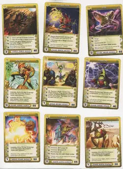Chaotic lot #043. Lot of 9 Mipedians creature cards. All MAX Energy - Image 1