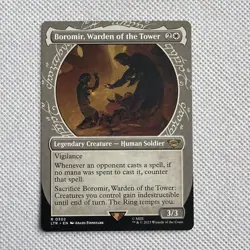 MTG Boromir, Warden of the Tower (Showcase) Lord of the Rings Reg Rare 302 NM/MT - Image 1
