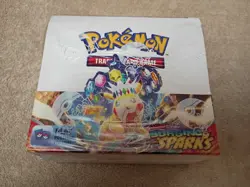 Minty Factory Sealed Pokemon Surging Sparks Booster Box With Acrylic Case - Image 2