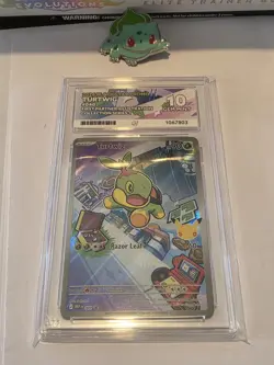 Pokemon First Partner Illustration Series 1 MEP 040 Turtwig Black Star Ace 10 - Image 1