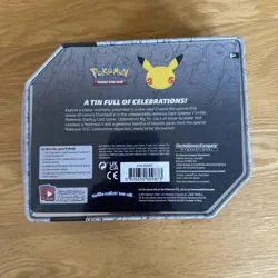 POKEMON TCG Celebrations 25th Anniversary - Lance's Charizard V Large Tin SEALED - Image 3
