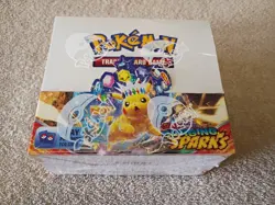 Minty Factory Sealed Pokemon Surging Sparks Booster Box With Acrylic Case - Image 2