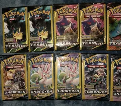 Pokemon Sealed 3-Card Booster Packs Team Up/Unbroken Bonds - Image 4