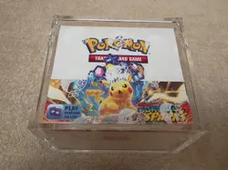 Minty Factory Sealed Pokemon Surging Sparks Booster Box With Acrylic Case - Image 1