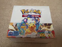 Minty Factory Sealed Pokemon Surging Sparks Booster Box With Acrylic Case - Image 2