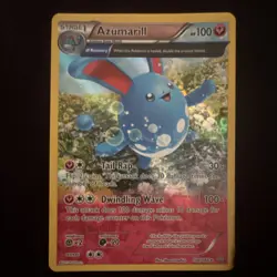 Azumarill 104/160 Holo Rare Primal Clash Pokemon Reverse Holo Near Mint - Image 1