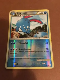 Pokemon Azumarill 2/123 Rare Reverse Holo - Image 1