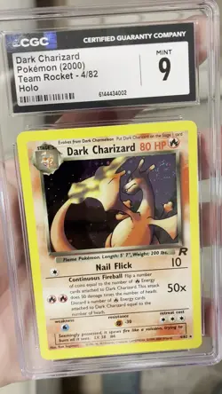 Pokemon 41 Slabs Dark Charizard Dragonite Shadowless Base Set Holo Rocket CGC 10 - Image 2