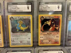 Pokemon 41 Slabs Dark Charizard Dragonite Shadowless Base Set Holo Rocket CGC 10 - Image 3