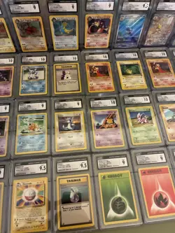 Pokemon 41 Slabs Dark Charizard Dragonite Shadowless Base Set Holo Rocket CGC 10 - Image 4