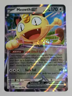 MEOWTH EX - #062/088 - Pokemon TCG Double Rare Perfect Order NM - Image 1