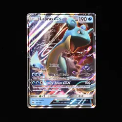Pokemon TCG Lapras GX 35/149 Sun & Moon Base Set Ultra Rare Holo 2017 NM - Image 1